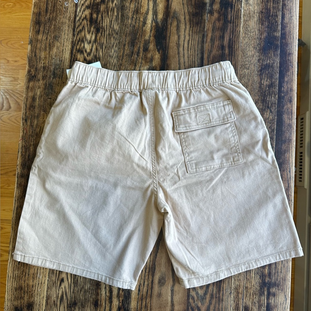 NWT Thereabouts Pull-On Drawstring Shorts, Big Boy's Size L H, Beige - Picture 2 of 5